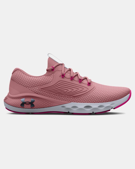 Women's UA Charged Vantage 2 Running Shoes, Pink, pdpMainDesktop image number 0